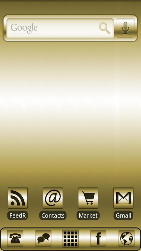 ADW Theme Gold Android Themes