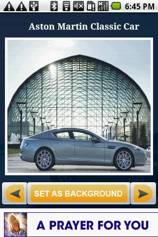 Aston Martin Cars Gallery Android Personalization