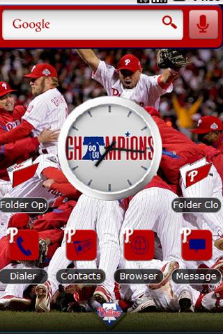 Phila Phillies WFC Home Theme Android Themes