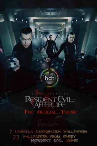 Resident Evil: Afterlife Android Themes