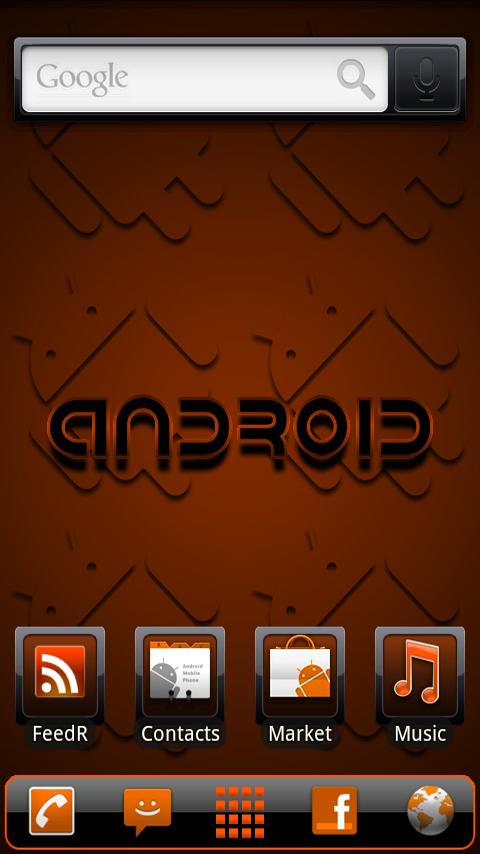 ADWTheme Incredible Orange Android Themes