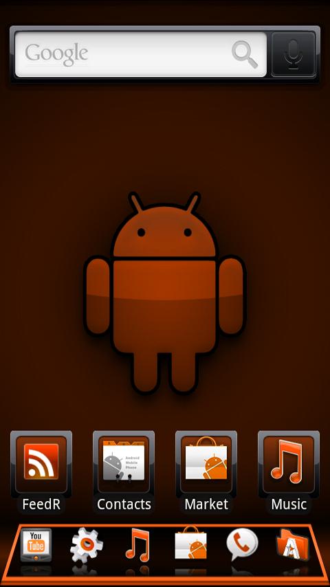ADWTheme Incredible Orange Android Themes