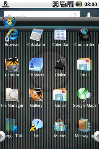 High imitation vista theme Android Themes