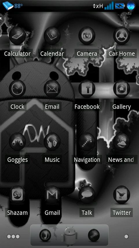 ADWTheme Antique Silver Android Personalization