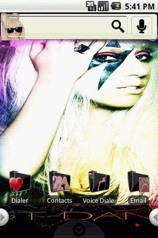 Theme:Lady Gaga Android Themes