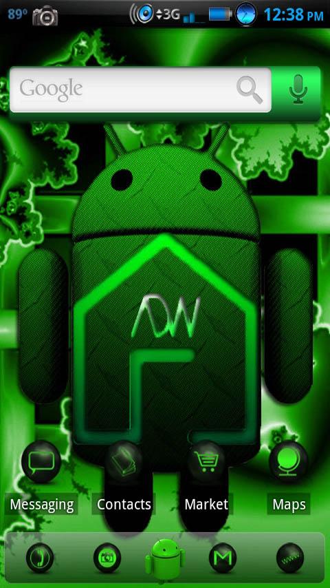 ADWTheme Antique Green Android Personalization