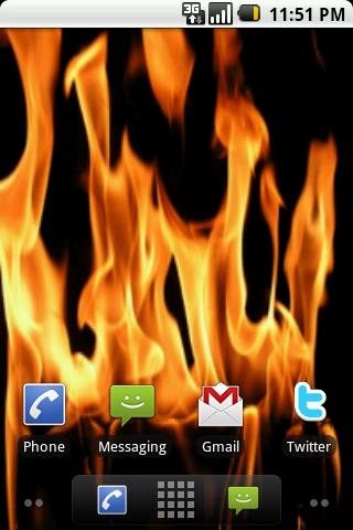 Flames Live Wallpaper Android Themes
