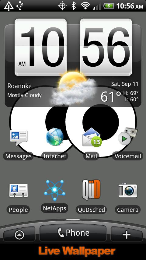 Touch Eyes Android Themes