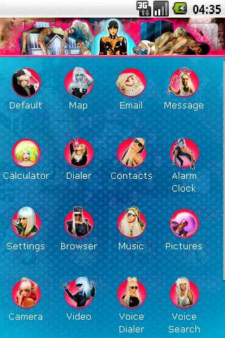 Lady Gaga Theme Android Personalization