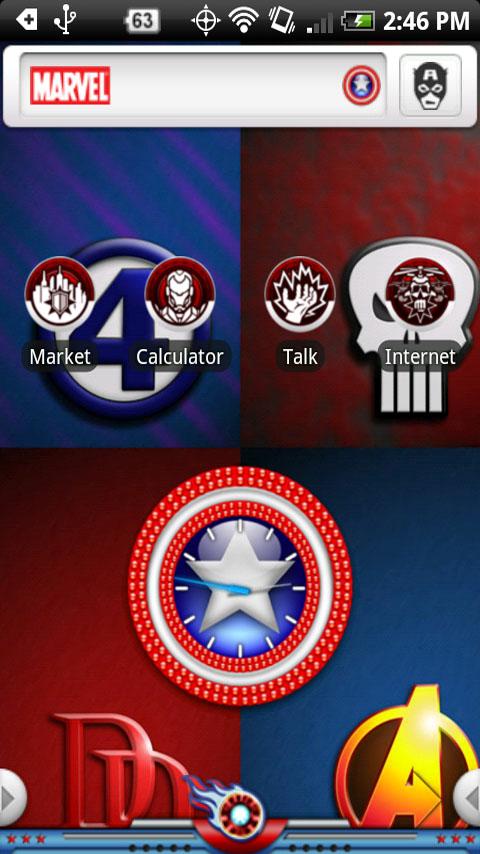 Marvel All-Stars Android Themes