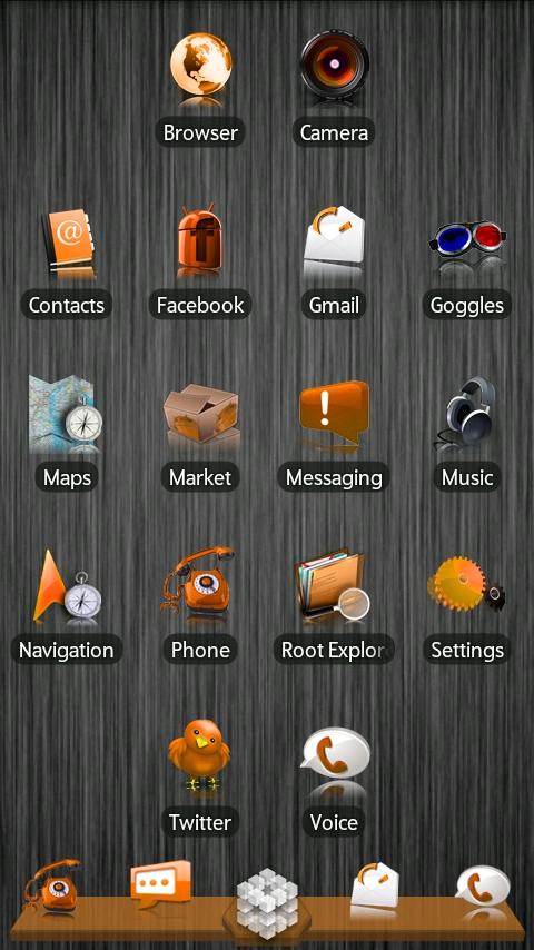 Orange ADW Theme