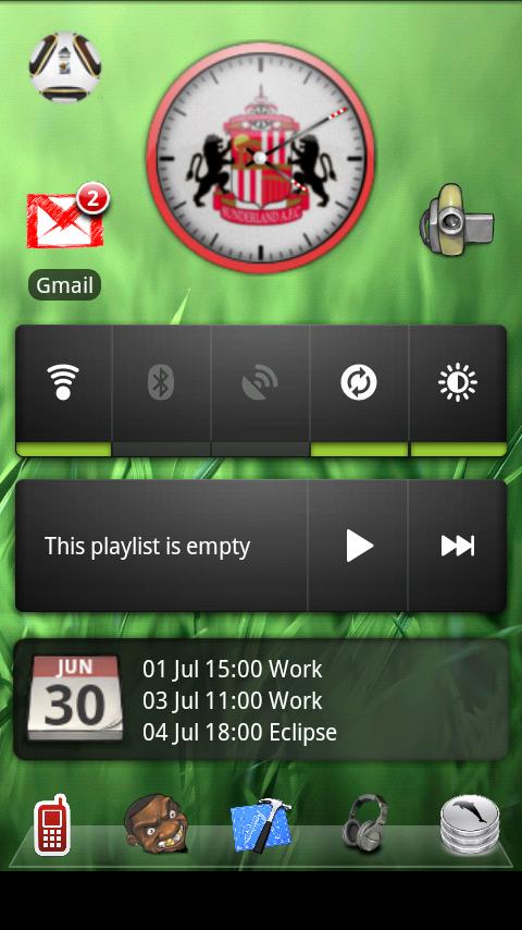 Sunderland Clock Widget Android Themes