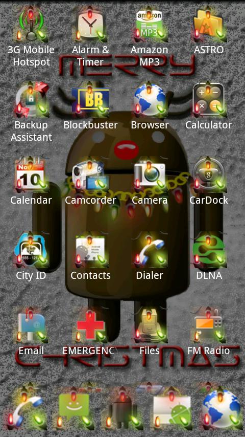 ADWTheme Christmas Lights Android Themes