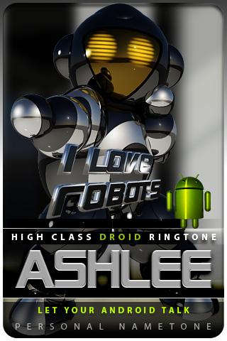 ASHLEE nametone droid Android Themes