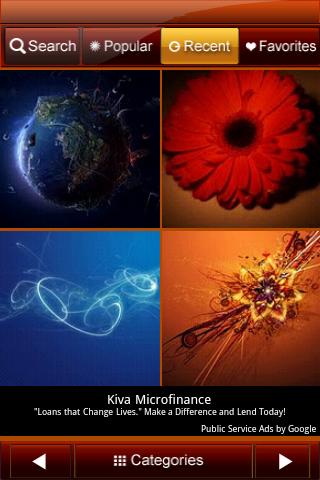 Creative Wallpapers Android Themes