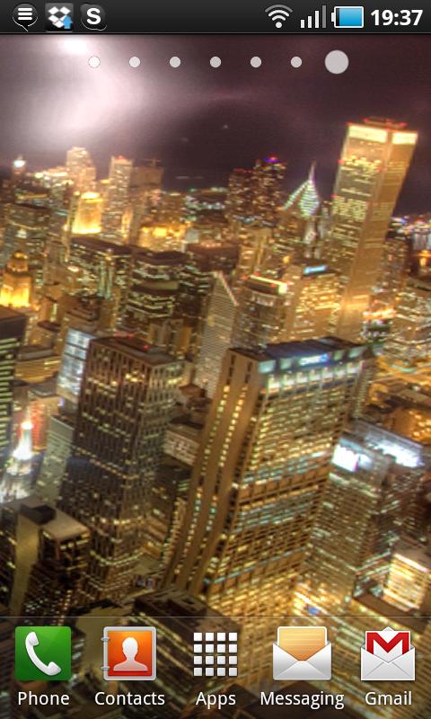 Chicago Lights Live Wallpaper Android Themes