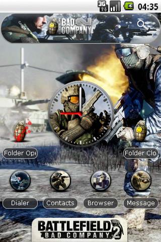 Battlefield: BC2 Theme Android Personalization