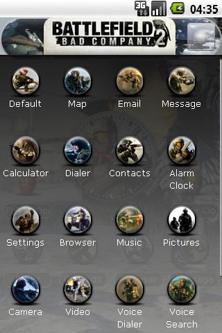 Battlefield: BC2 Theme Android Personalization
