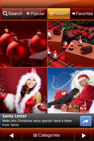 2010 Christmas4 Wallpapers Android Themes