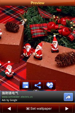 2010 Christmas4 Wallpapers Android Themes