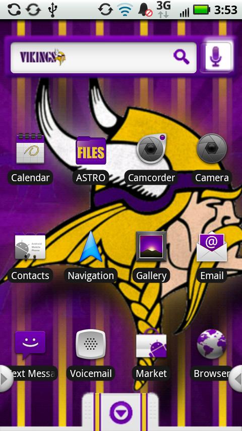 Minnesota Vikings Theme Android Themes