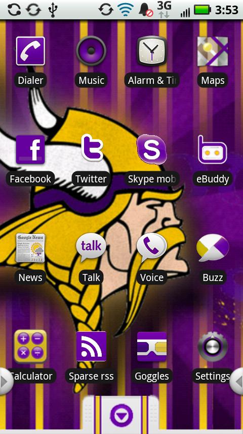 Minnesota Vikings Theme Android Themes