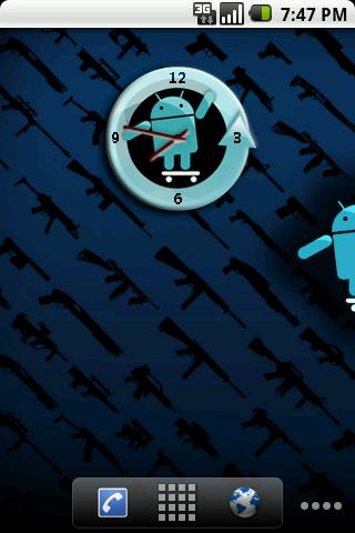 CyanogenMod Clock Widget Android Themes