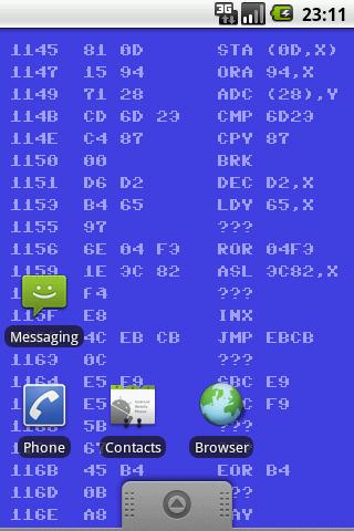 C64 ASM LWP simple Android Personalization