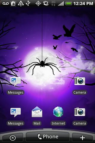 Halloween Night Live Wallpaper Android Themes