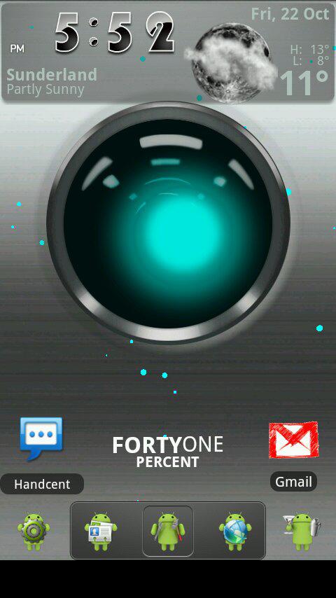 Droid Eye Live Wallpaper Pro Android Themes