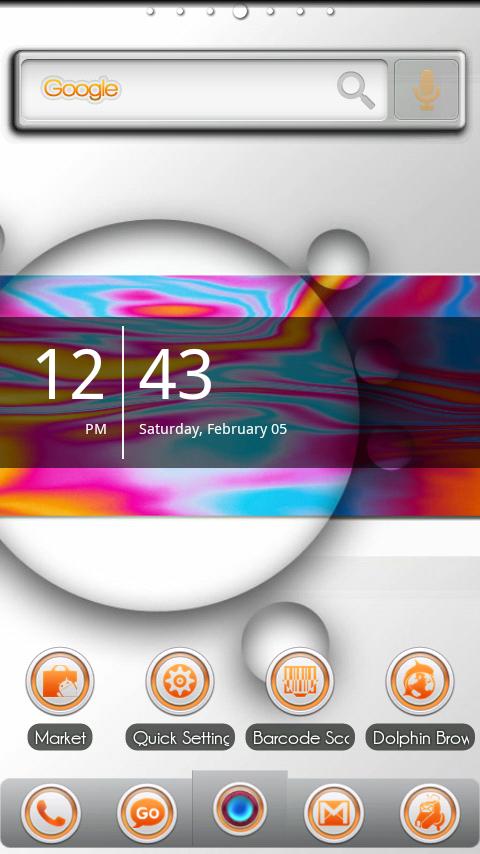 ADW Theme  SpaceBound Android Personalization