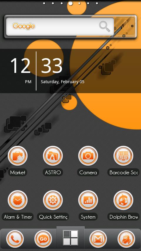 ADW Theme  SpaceBound Android Personalization