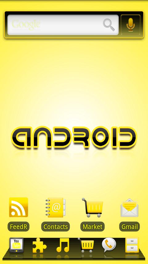 ADWTheme Yellow Android Themes
