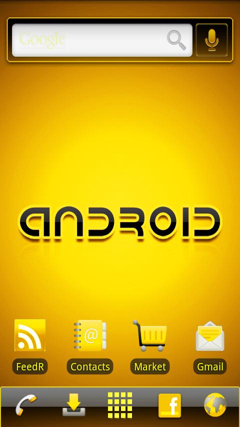 ADWTheme Yellow Android Themes
