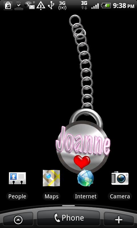 Joanne Name Tag Android Themes