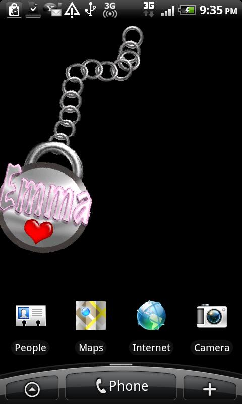 Emma Name Tag Android Themes