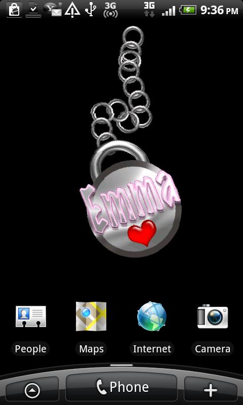 Emma Name Tag Android Themes