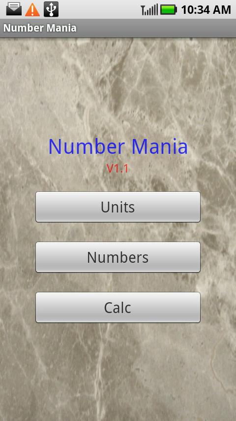 Number Mania Android Tools