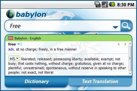 Babylon 2Go Translator