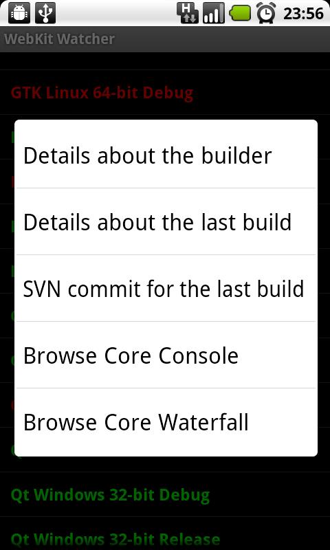 WebKit Watcher Android Tools
