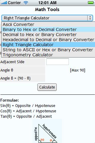 Math Tools for Students Set 1 Android Tools