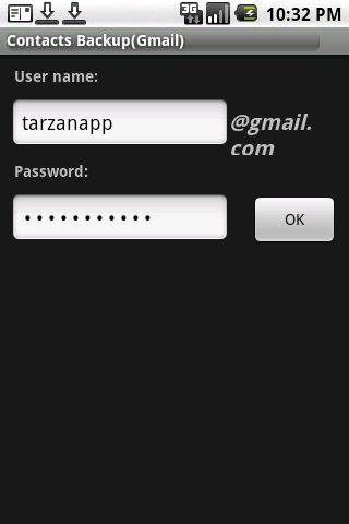 Contacts Backup(Gmail) Android Tools
