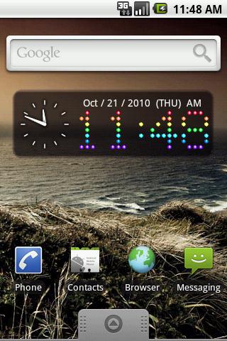 Rainbow LED Clock (Mix) Android Tools