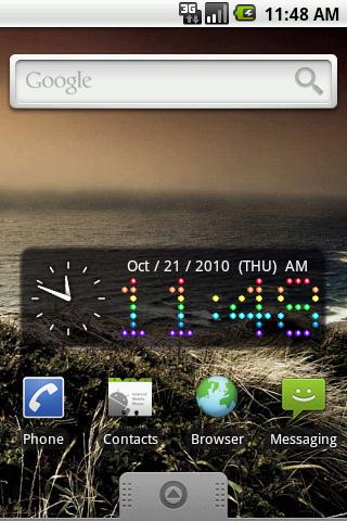 Rainbow LED Clock (Mix) Android Tools