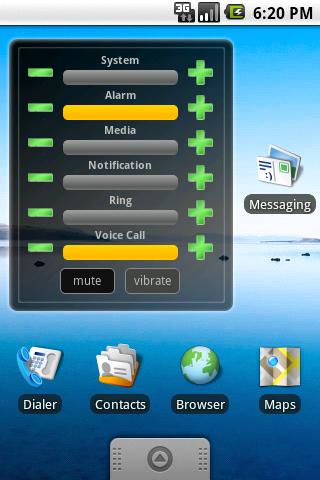 Volume Control Widget Android Tools