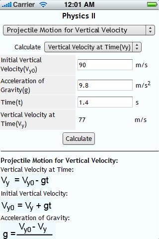 Physics II Calculators Android Tools