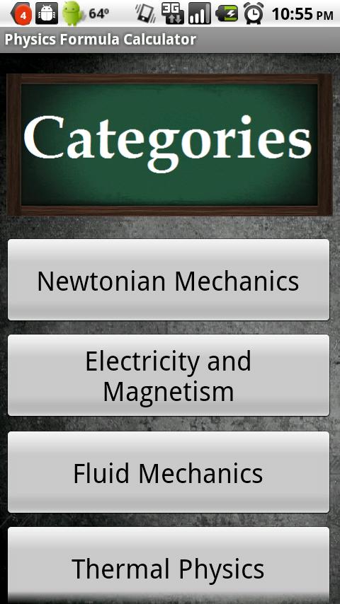 Physics Formula Calc LITE Android Tools