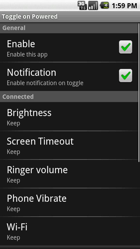 Toggle on Powered Android Tools
