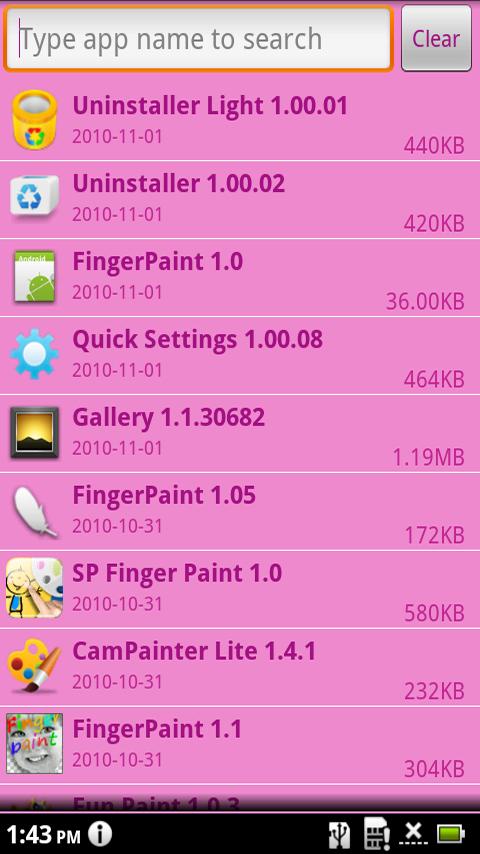 Uninstaller Pink Android Tools