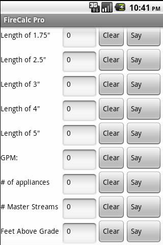 FireCalc Pro Android Tools